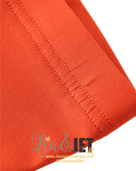 Ruffle Pants_ Orange (Unbranded)