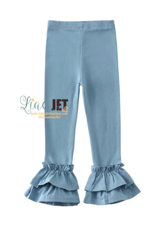 Ruffle Pants_ Antique Blue (Unbranded)