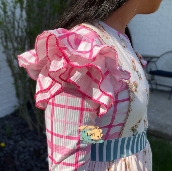 Olivia- Pink Plaid