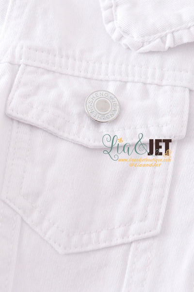 White Denim Jacket
