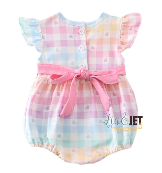 (I002) Pastel plaid bubble