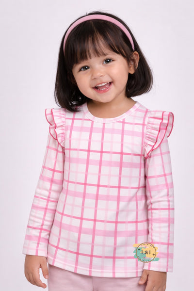 Olivia- Pink Plaid