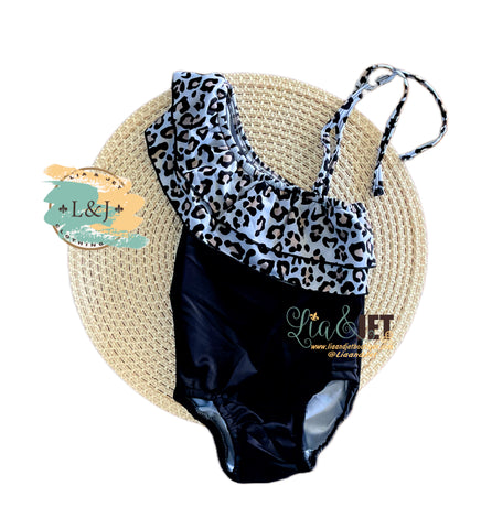 Cheetah print swim