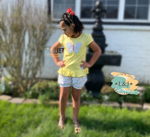 Bubble Shorts_ Butterfly Garden