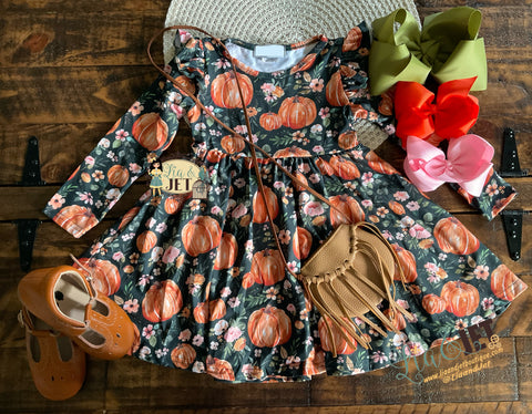 Pumpkin Fields Dress