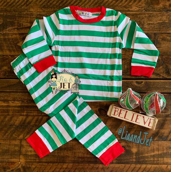 (HC3) Christmas Striped lounge